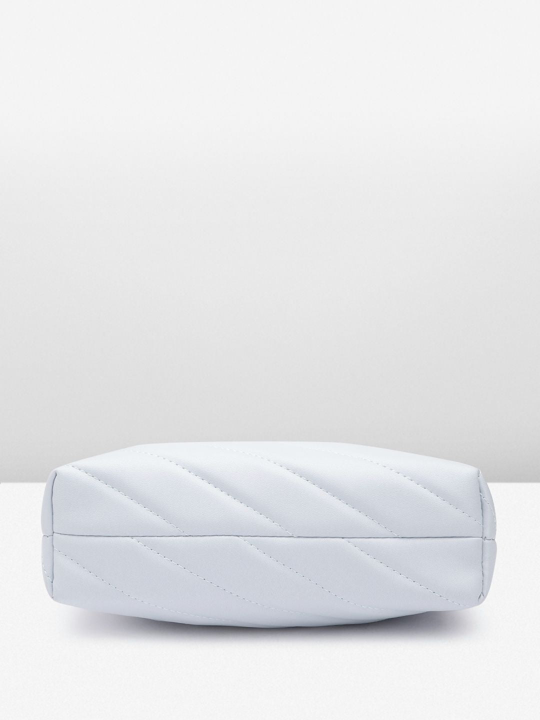 Lino Perros Structured Shoulder Bag with Quilted Detail