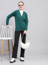 Monte Carlo V-Neck Woollen Cardigan Sweater