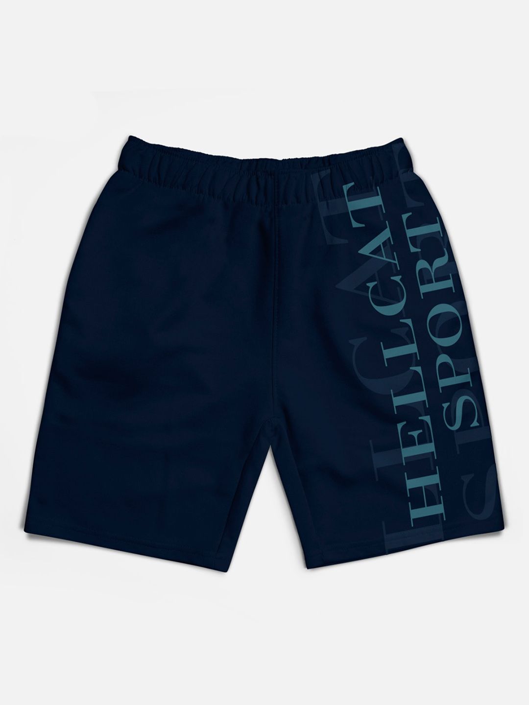 HELLCAT Boys Pack Of 5 Typography Printed Regular Shorts