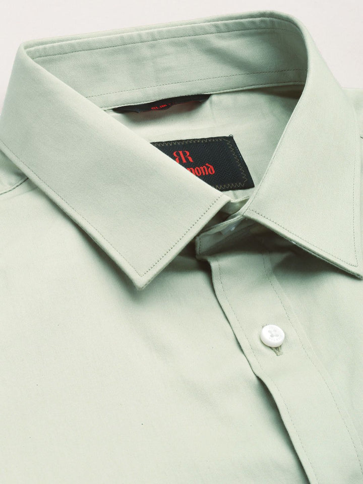 Raymond Men Pure Cotton Slim Fit Opaque Formal Shirt