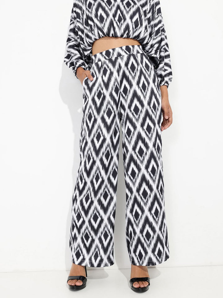DressBerry Global Nomad Fusion Ikat Flared Trouser