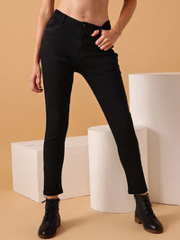 STREET 9 Women Narrow Skinny Fit Clean Look Stretchable Jeans
