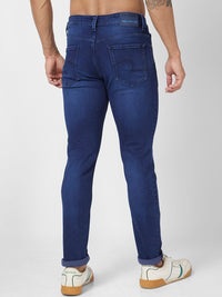 SPYKAR Men Blue Skinny Fit Low-Rise Light Fade Clean Look Stretchable Jeans