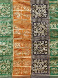 Saree mall Multicoloured Woven Design Banarasi Saree