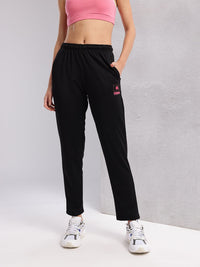 HRX by Hrithik Roshan Women Brand Logo Print Lifestyle Track Pants