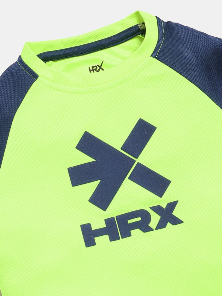 HRX by Hrithik Roshan Boys Brand Logo Printed T-shirt