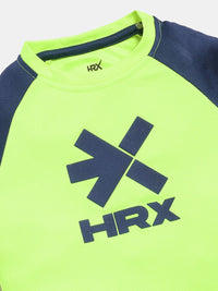 HRX by Hrithik Roshan Boys Brand Logo Printed T-shirt