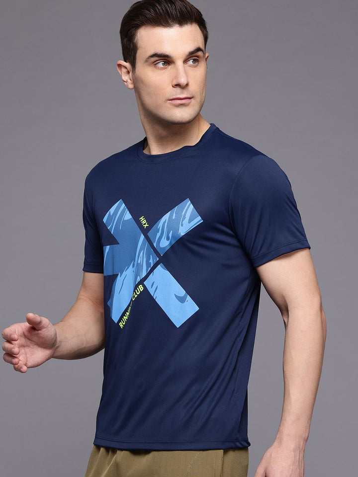 HRX by Hrithik Roshan Brand Logo Printed Running T-shirt
