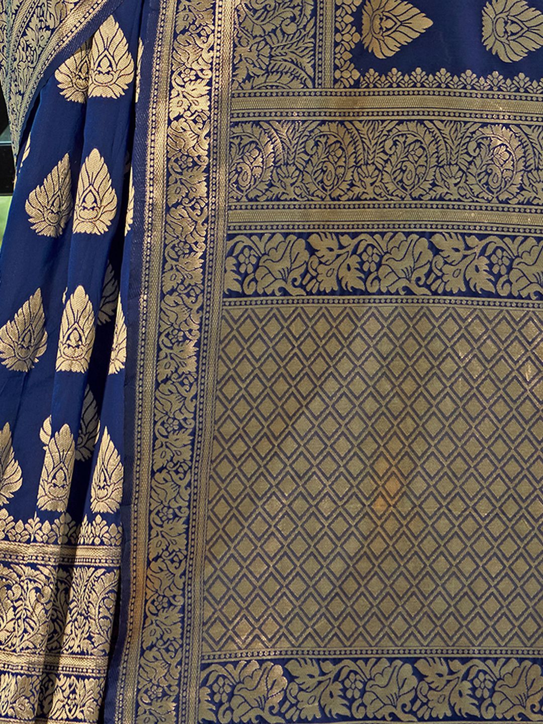 KALINI Ethnic Motifs Zari Banarasi Saree
