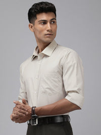 Park Avenue Self Design Slim Fit Opaque Formal Shirt
