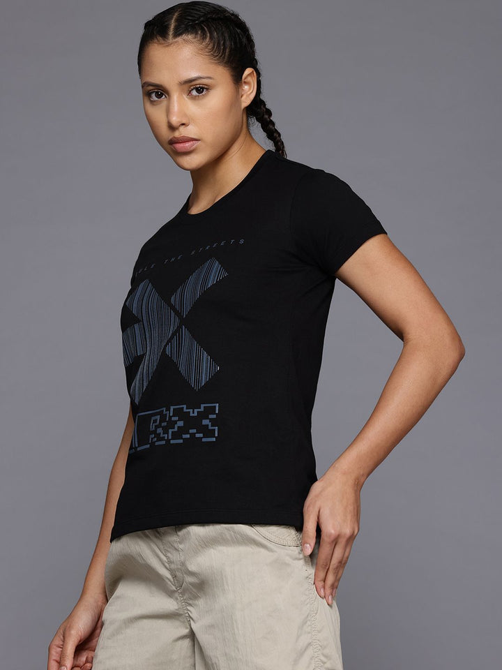HRX by Hrithik Roshan  Brand Logo Printed T-shirt