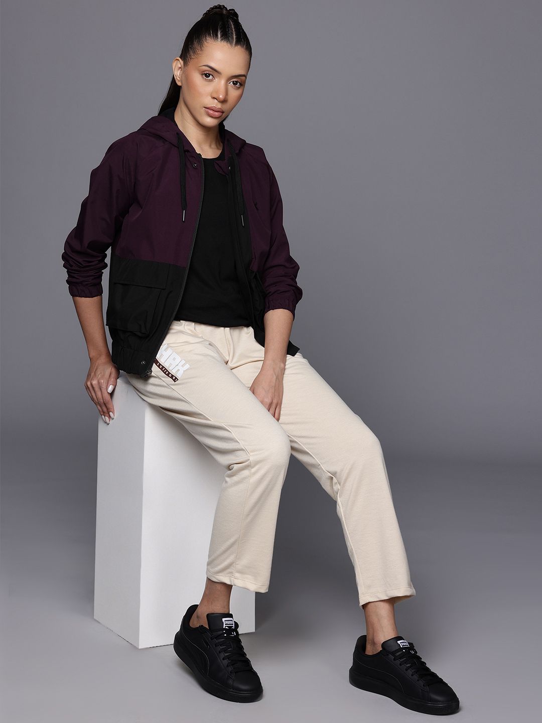 HRX by Hrithik Roshan Rapid-Dry Colourblocked Jacket