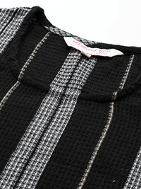 all about you Striped Pure Cotton Sheath Dress