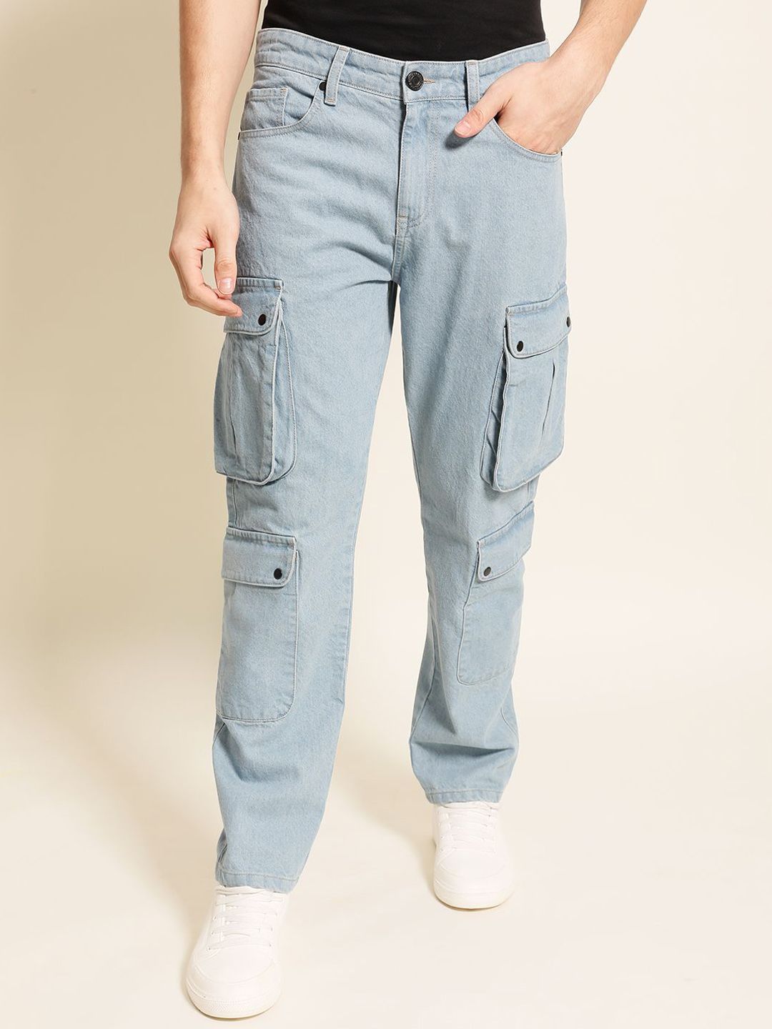 Bene Kleed Men Relaxed Fit Heavy Fade Jeans