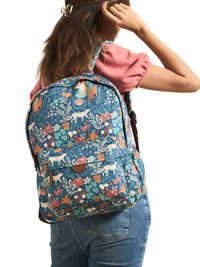 TEAL BY CHUMBAK Women Up To 15 Inch Laptop Ergonomic Graphic Backpack