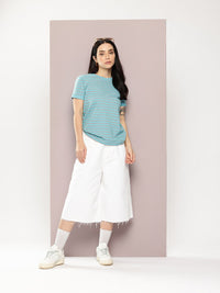 Dillinger Womens Short Sleeve Regular Yarn Dyed Tshirt