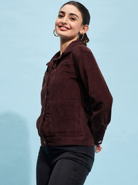 Jaket Jaket Jalinan Jalur Jalur Jalur 9 Striped