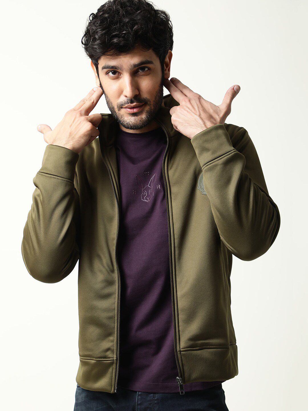 RARE RABBIT Men Bond Tailored Fit Jacket