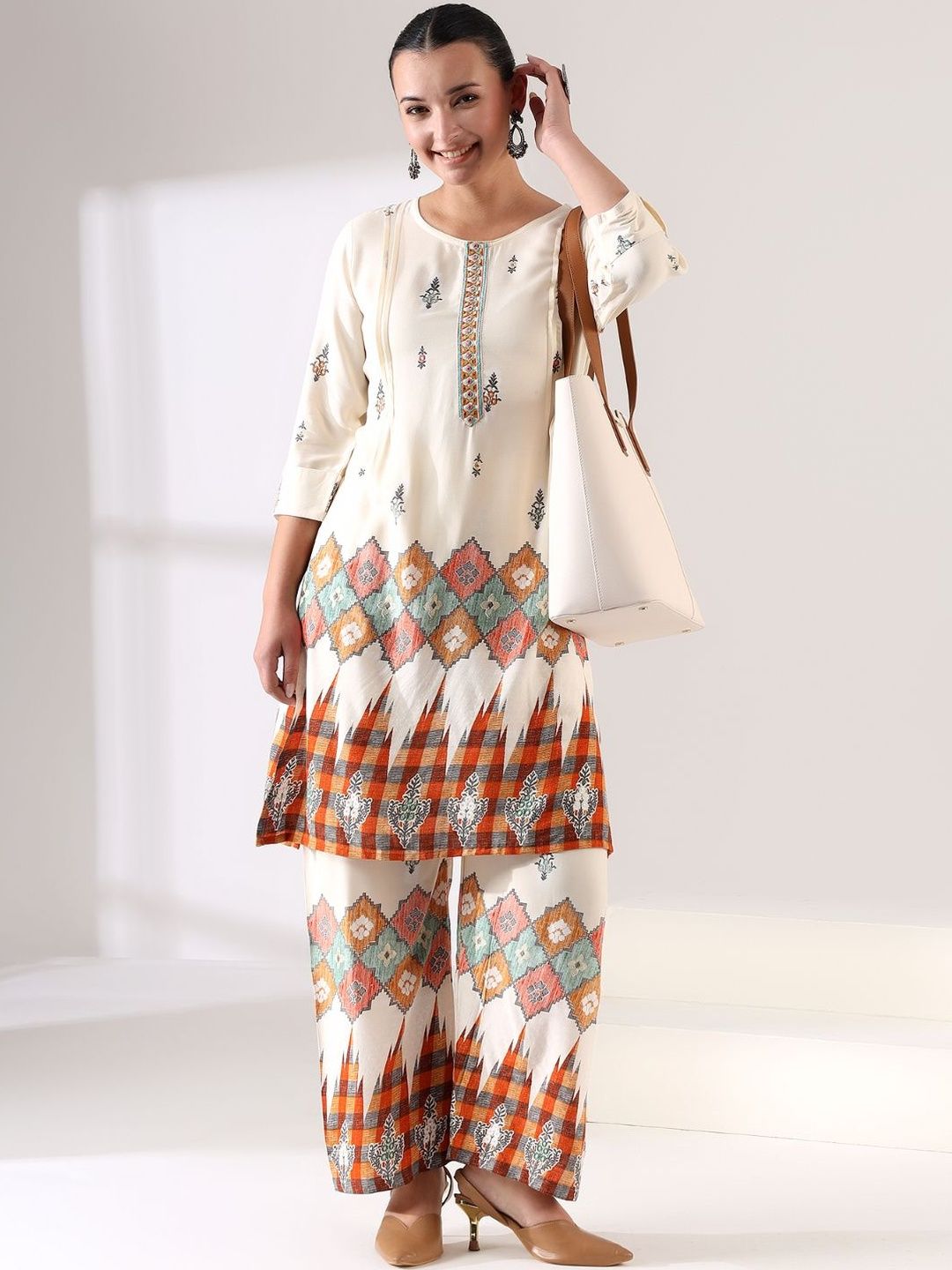 Mamicha Printed Tunic with Trousers