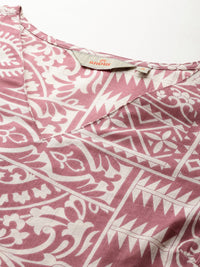 Anouk Women Pure Cotton Ethnic Motifs Printed Kurta