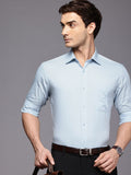 Raymond Pure Cotton Slim Fit Opaque Printed Formal Shirt
