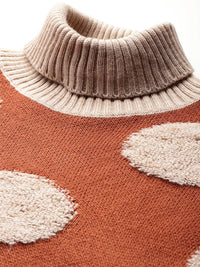 DressBerry Turtle Neck Self-Designed Pullover
