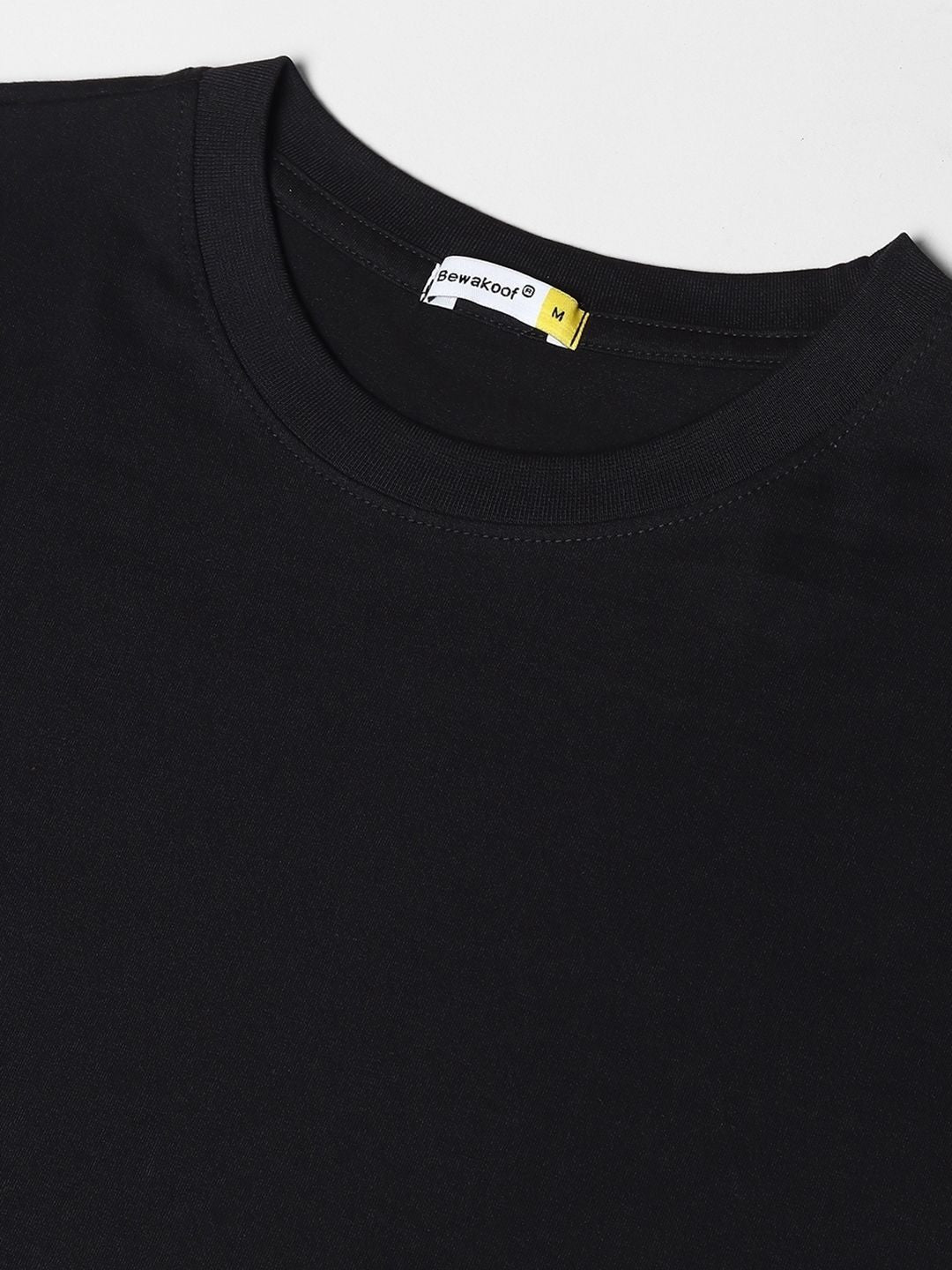 Bewakoof Black DC Comics Graphic Printed Pure Cotton Oversized T-shirt