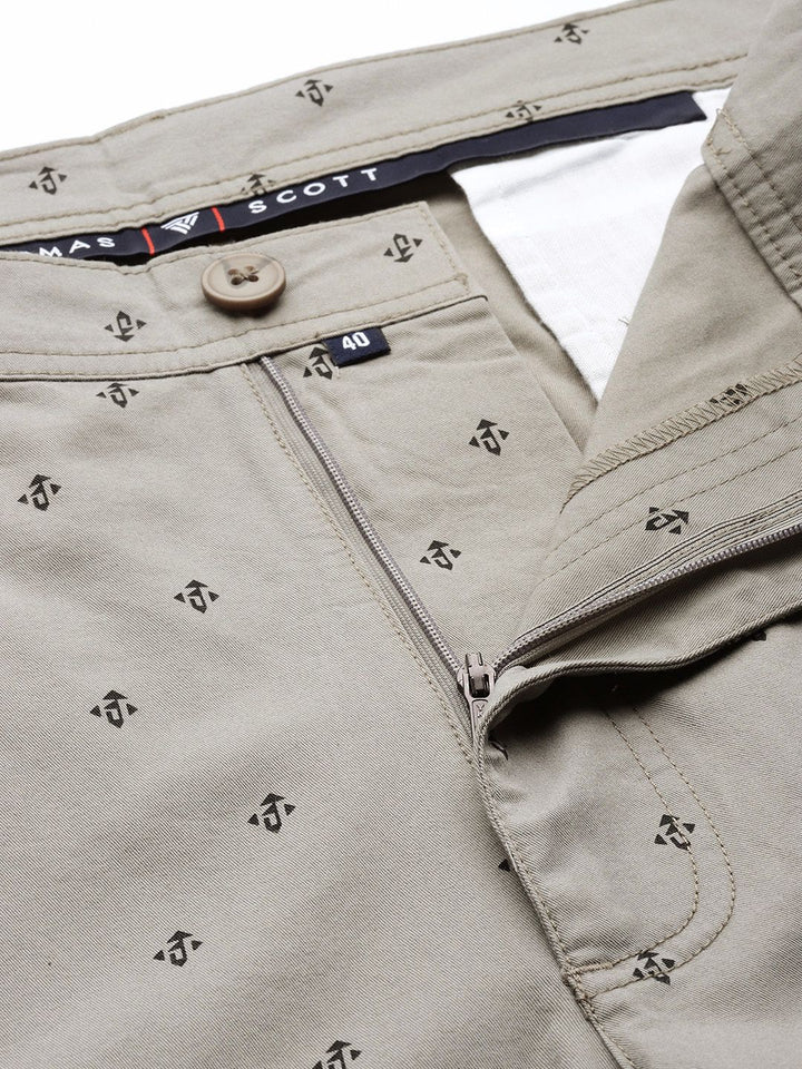 Thomas Scott Men Plus Saiz Biasa Fit Mirco Ditsy Bercetak Seluar Shorts Outdoor