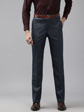 Park Avenue Men Checked Formal Trousers
