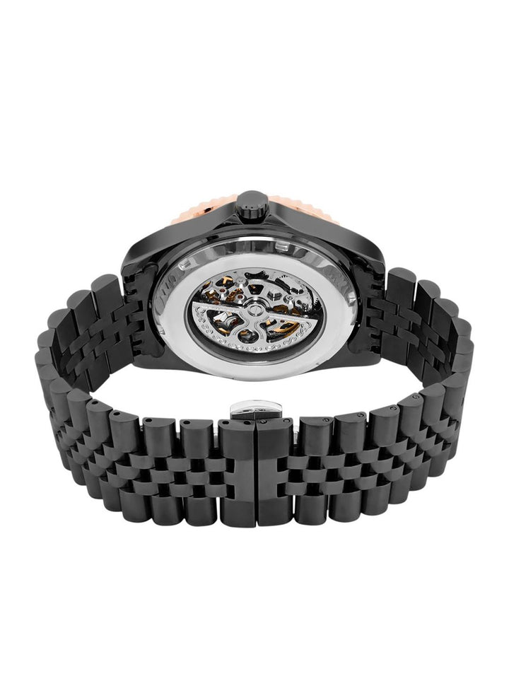 French Connection Men Skeleton Dial & Analogue Automatic Watch FCA19MBM-Maroon