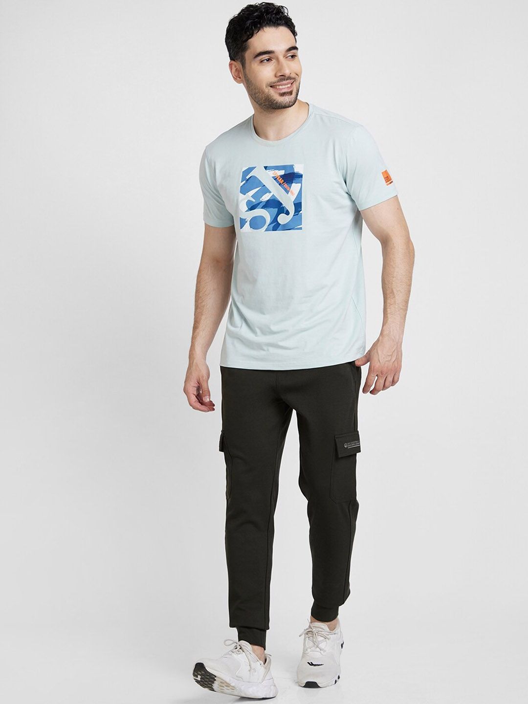 SPYKAR Men Mid-Rise Cotton Joggers