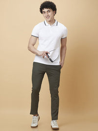 Being Human Men Classic Slim Fit Chinos Trousers