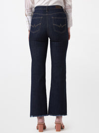 AND Women Blue Flared Trousers