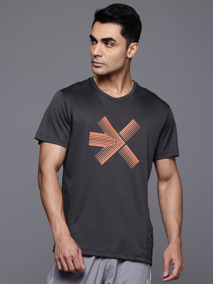 HRX by Hrithik Roshan Men Brand Logo Printed Training T-shirt