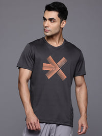 HRX by Hrithik Roshan Men Brand Logo Printed Training T-shirt