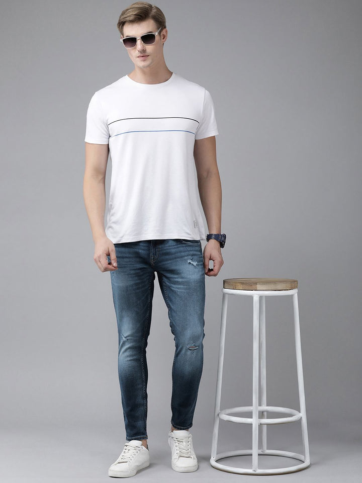 SPYKAR Men Kano Skinny Fit Mildly Distressed Heavy Fade Stretchable Jeans