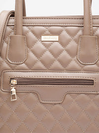 DressBerry Structured Quilted Handheld Bag