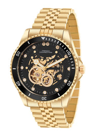 French Connection Men Skeleton Dial & Reset Time Analogue Automatic Motion Watch