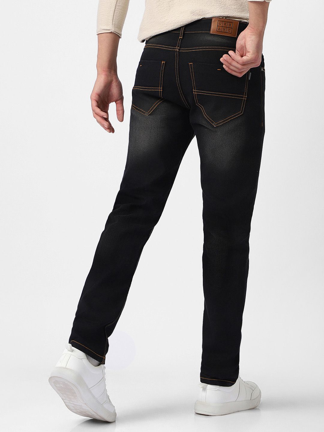 Urbano Fashion Men Regular Fit Washed Stretchable Jeans