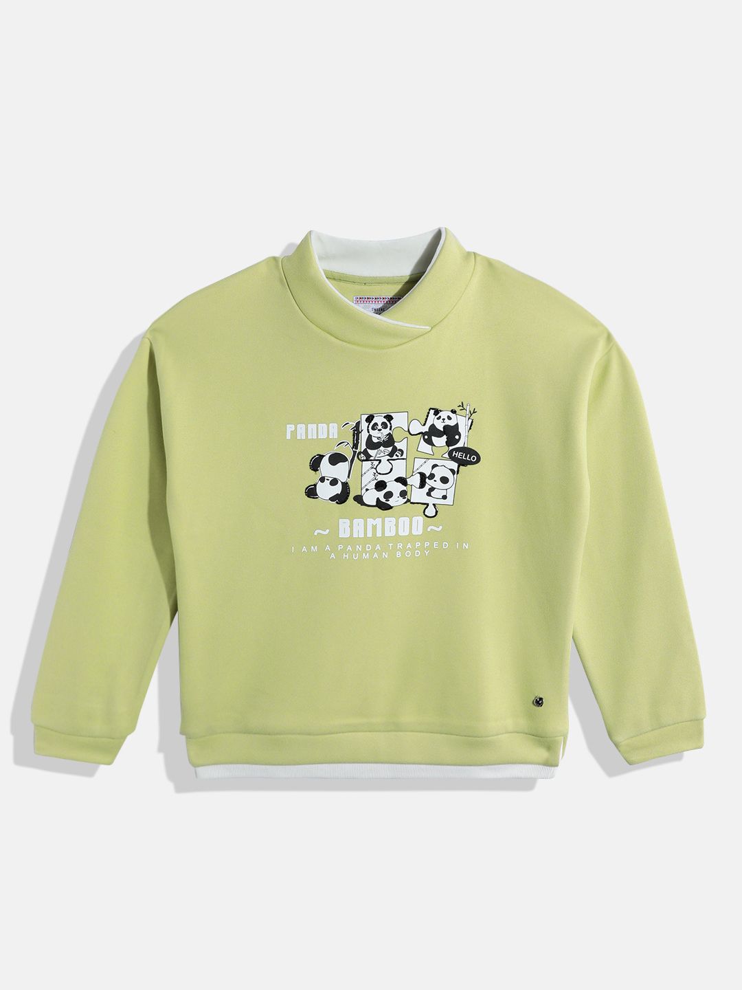 Monte Carlo Teen Girls Printed Sweatshirt