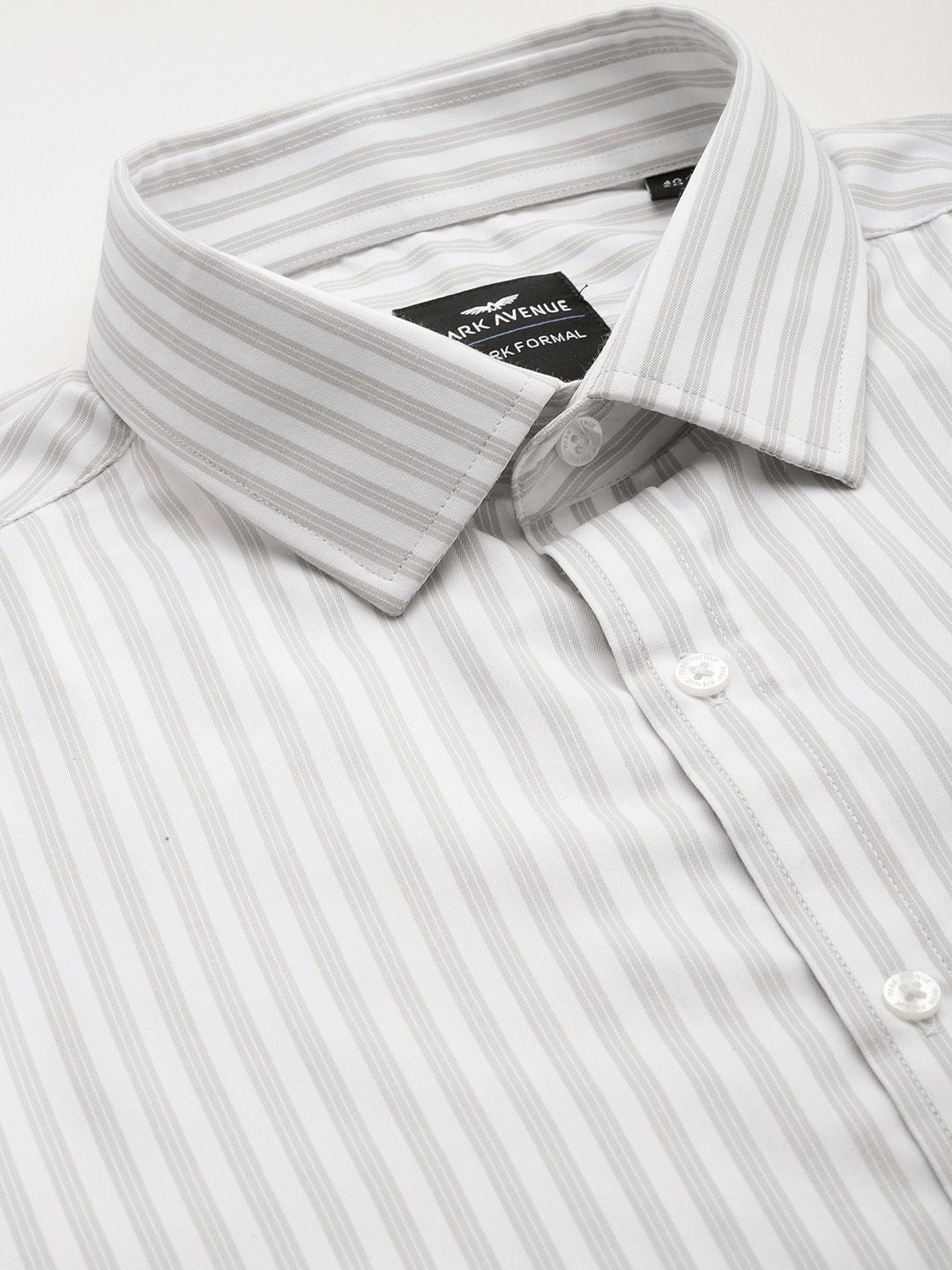 Park Avenue Slim Fit Striped Formal Shirt