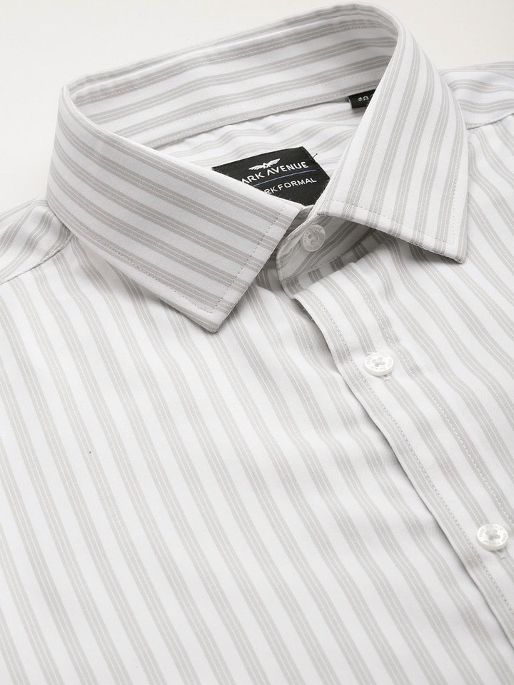 Park Avenue Slim Fit Striped Formal Shirt