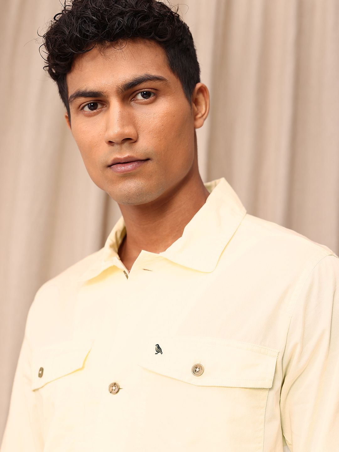 Mr Bowerbird Pure Cotton Liberal Fit Casual Shirt