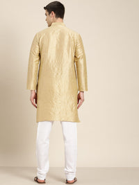 SOJANYA Kurta Jacquard Berwarna Emas Lelaki
