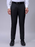 The Indian Garage Co. X Luxe Men Checked Slim Fit Formal Trousers