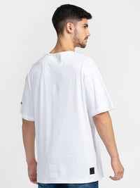Being Human Typography Printed V-Neck T-shirt