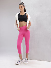 HRX by Hrithik Roshan Brand Logo Detail Rapid-Dry Cropped Lifestyle Tights