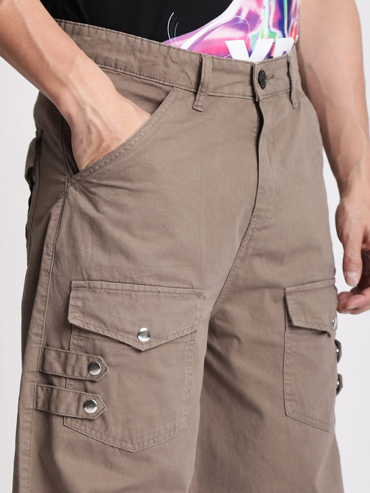Bene Kleed Men Baggy Fit Cargos Trousers