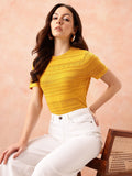 all about you Open Knit Top