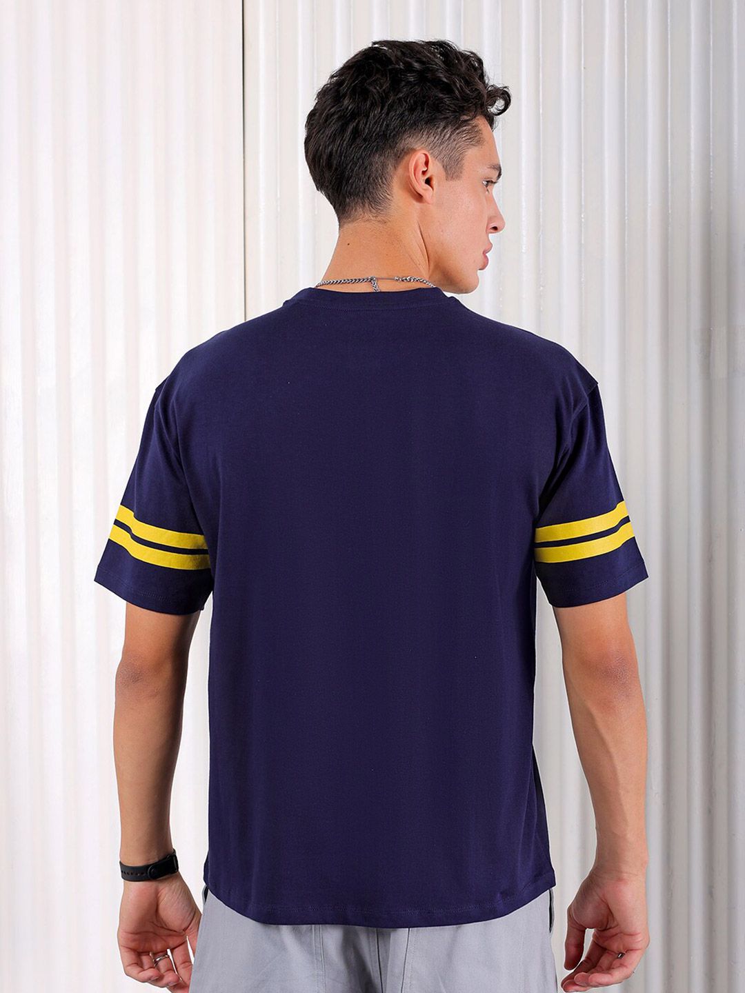 The Indian Garage Co Typography Printed Cotton Boxy T-shirt